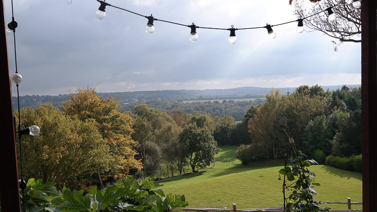 View from the garden - The Beacon, Royal Tunbridge Wells, Kent