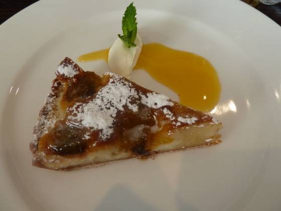 Chiswell Street Dining Rooms, Islington - Plum & Almond Tart Chiswell Street Dining Rooms, Islington - Plum & Almond Tart
