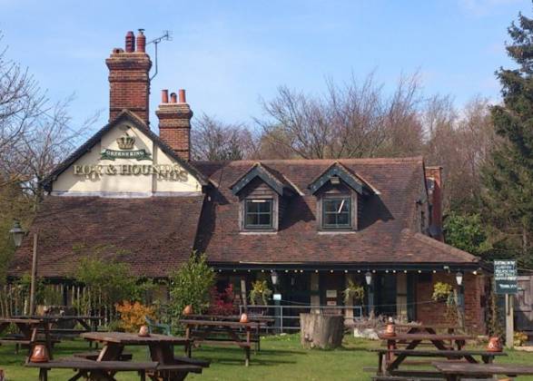 The Fox and Hounds nr Brastead, in Westerham, Kent