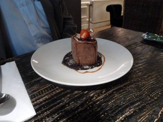 The George, Hayes, Bromley, Kent Chocolate Roulade Dessert image The George, Hayes, Bromley, Kent Chocolate Roulade Dessert image