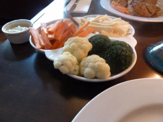 The Swan at Iver, Buckinghamshire - Vegetables The Swan at Iver, Buckinghamshire - Vegetables