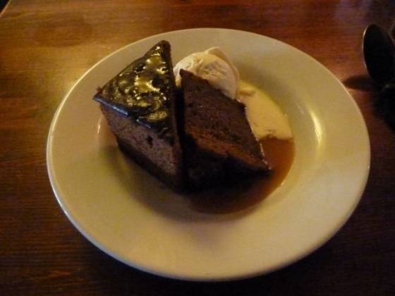 The White Horse, Sundridge - Sticky Toffee Pudding Dessert The White Horse, Sundridge - Sticky Toffee Pudding Dessert