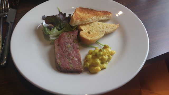 The White Lion, Aldeburgh - pork terrine starter The White Lion, Aldeburgh - pork terrine starter