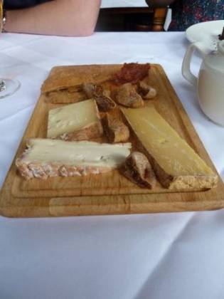 The Clarendon, Notting Hill - Cheese Board selection The Clarendon, Notting Hill - Cheese Board selection