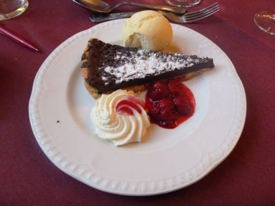 Weston Hall, Coventry - Chocolate Tart Weston Hall, Coventry - Chocolate Tart